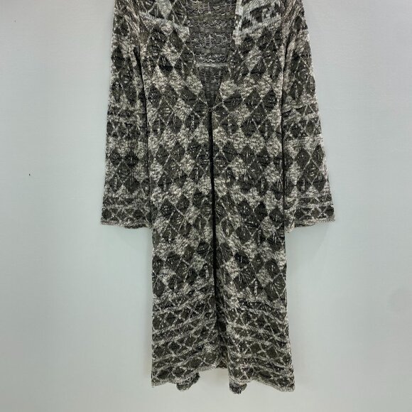 Free People Sheer Cardigan Duster with Hood Size XSmall - Picture 6 of 7